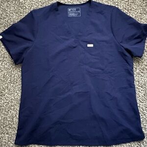 Navy blue Figs scrub top